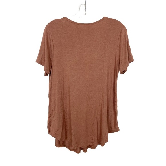 Mittoshop MTS Short Sleeve Top Cinnamon Brown Size Small New - Picture 2 of 5